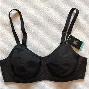 WACOAL Black and Lace Bra 36C